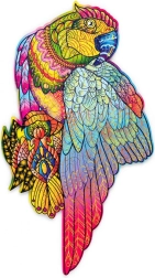 Træpuslespil Papegøje