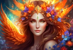 Puslespil Mystisk Kvinde 1000 Brikker