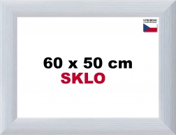 Aluminiumsram til puslespil 60 × 50 cm – sølv Alaska