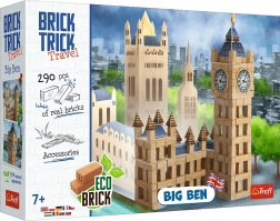 Byggesæt af rigtige mursten TREFL Brick Trick Travel – Big Ben, 290 dele