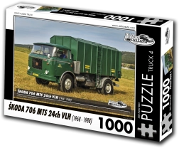 Puslespil RETRO-AUTA TRUCK Škoda 706 MTS 24ch VLH 1000 brikker