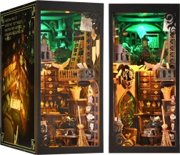 2Kids Toys 3D-byggesæt bogstøtte, miniature af heksehus
