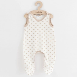 babyheldragt NEW BABY Classic II med stjerner beige 80 (9–12 måneder)