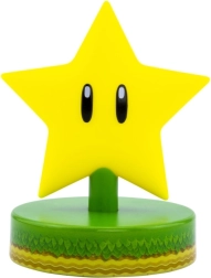 Lysende ikonisk lampe Super Mario – Super Star