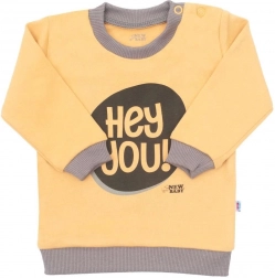 Baby T-shirt New Baby With Love sennepsgul