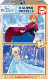 Træpuslespil FROZEN 2 × 25 brikker EDUCA