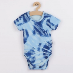 Babydragt i bomuld med korte ærmer Nicol Tomi blå