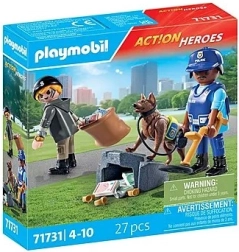 Playmobil Eftersøgning med politihund