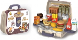 Hamburger sæt med praktisk kuffert
