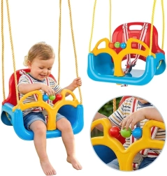 Woopie 3-i-1-babygynge blå