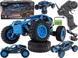 Radiostyret desert truck 4WD 2,4 GHz 1:24 blå - 1 stk.