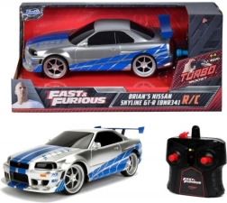 RC-bil Nissan Skyline GT‑R R34 Hurtig og Furious 1:24