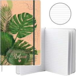 Notesbog A5 med Monstera-motiv – 80 sider