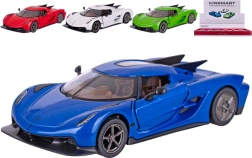 Kinsmart Koenigsegg Jesko Absolut metalmodelbil med pull-back-drev