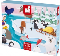 JANOD følepuslespil Livet på isen, 20 brikker