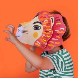 Londji maske med klistermærker Be Wild! Lion