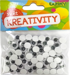 Dekorative bevægelige øjne 10 mm