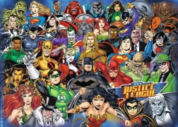 RAVENSBURGER Puzzle Challenge: Justice League 1000 brikker