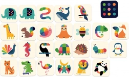 Vilac træ-memo regnbuedyr