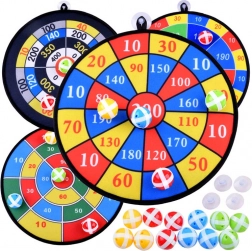 Sæt med 4 dartskiver med velcrobolde (36 cm)