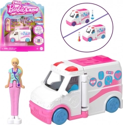Mini Barbie land – ambulance med minidukke