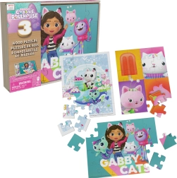 Træpuslespil Gabby’s Dollhouse – 3×24 brikker