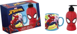 Gavesæt badskum og shampoo 300 ml med krus SPIDERMAN