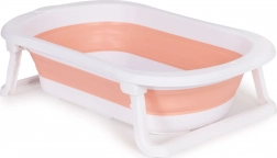Foldbar pink babybadekar med afløb Ecotoys