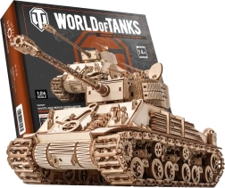Little Story træ 3D-samlesæt World of Tanks M4A3E8 Sherman