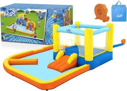 Oppustelig vandrutsjebane med lille bassin 365 × 340 × 152 cm BESTWAY