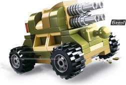 Sluban byggesæt King of Land Force militær robot