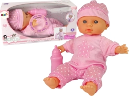 Sød babydukke Pink flaske Lyde