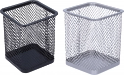 Sort kontor penneholder