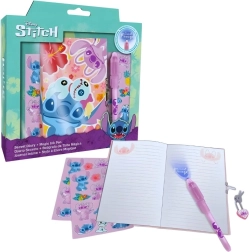 Gavesæt: hemmelig pen, notes og klistermærker – Lilo og Stitch
