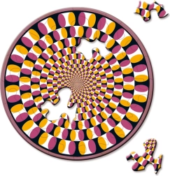 Curiosi runde mini-puslespil Picoli gyngen 33 brikker