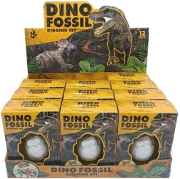 Æg DIY med dinosaurfigur