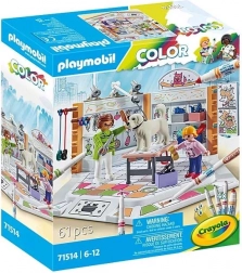 Playmobil Salon til hunde med Crayola farver