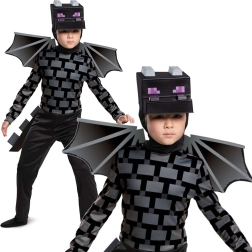 Børnekostume Ender Dragon fra spillet Minecraft 137–149 cm (10–12 år)