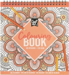 Malebog med spiralindbinding 21x20 cm