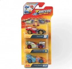 T-Racers Mix 'N Race biler 3 stk