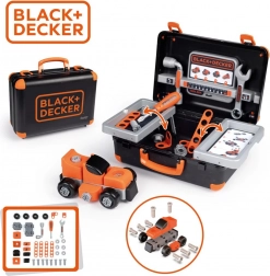 Smoby Black & Decker Kuffert med værktøj og bygge bil