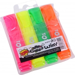 Sæt med kraftige overstregningstuscher, 4 stk.