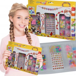 Kreativt sæt til at lave farverige armbånd SIMBA ART & FUN