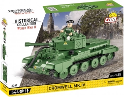 Byggesæt af Cromwell Mk. IV kampvogn med generalfigur