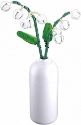 Sluban liljekonvaller i vase – byggesæt af klodser