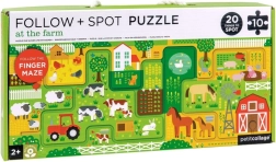 Petit Collage labyrint og puslespil gård