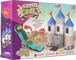 Byggesæt borg af modelleringssand med tilbehør