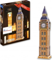 3D puslespil Big Ben London fra Clever&Happy 47 brikker
