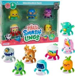 Piñata Smashlings – sæt med 6 tilfældige figurer med væsner, serie 1