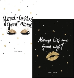 Skitsebog A5 SHKOLYARYK Kisses, prikmønstret net, 48 ark